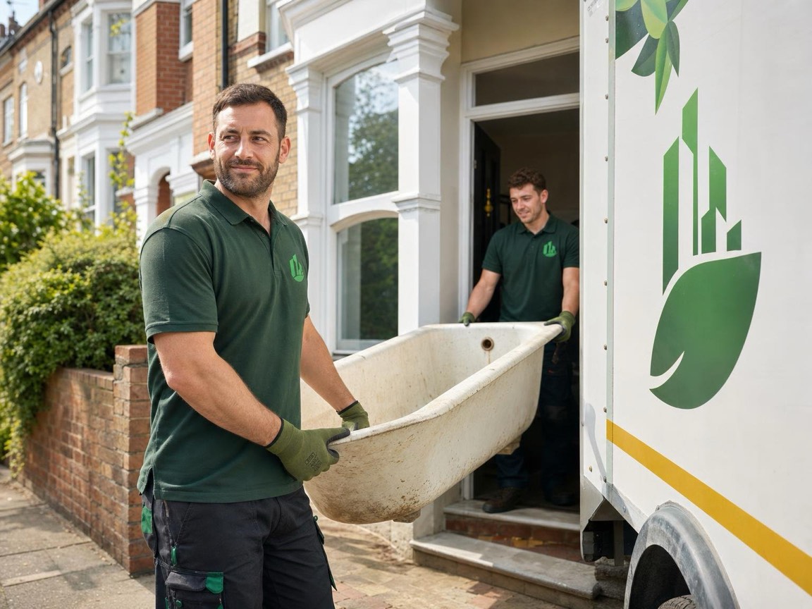 Bathtub Removal in London by the Any London Waste crew