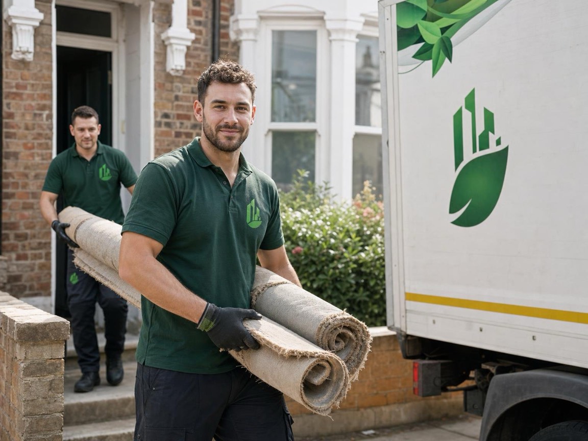 Carpet Removal in London by the Any London Waste crew
