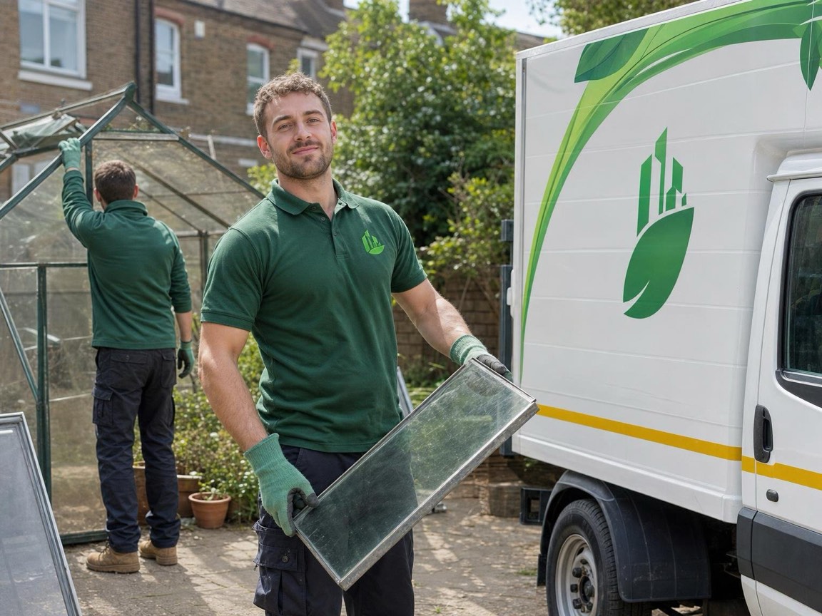 Greenhouse Removal in London by the Any London Waste crew