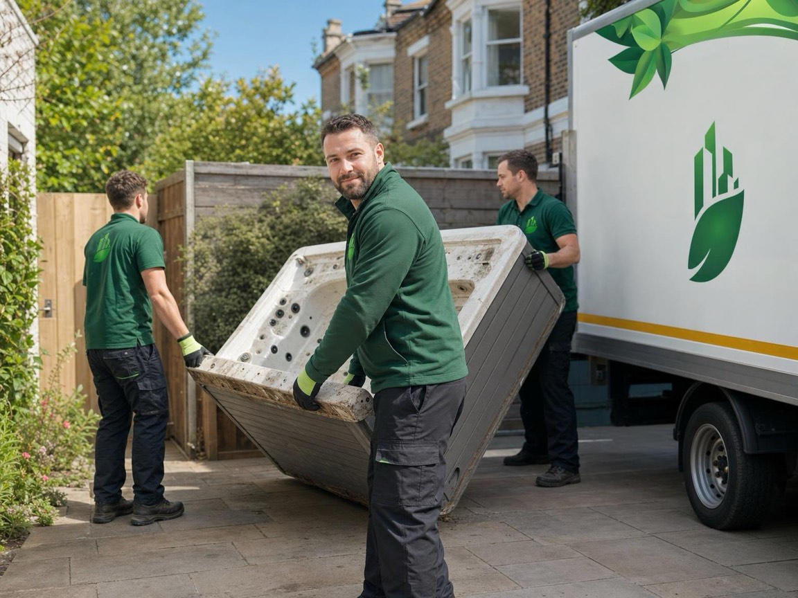 Hot Tub Removal in London by the Any London Waste crew