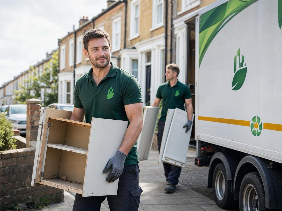 Kitchen Unit Disposal in London by the Any London Waste crew