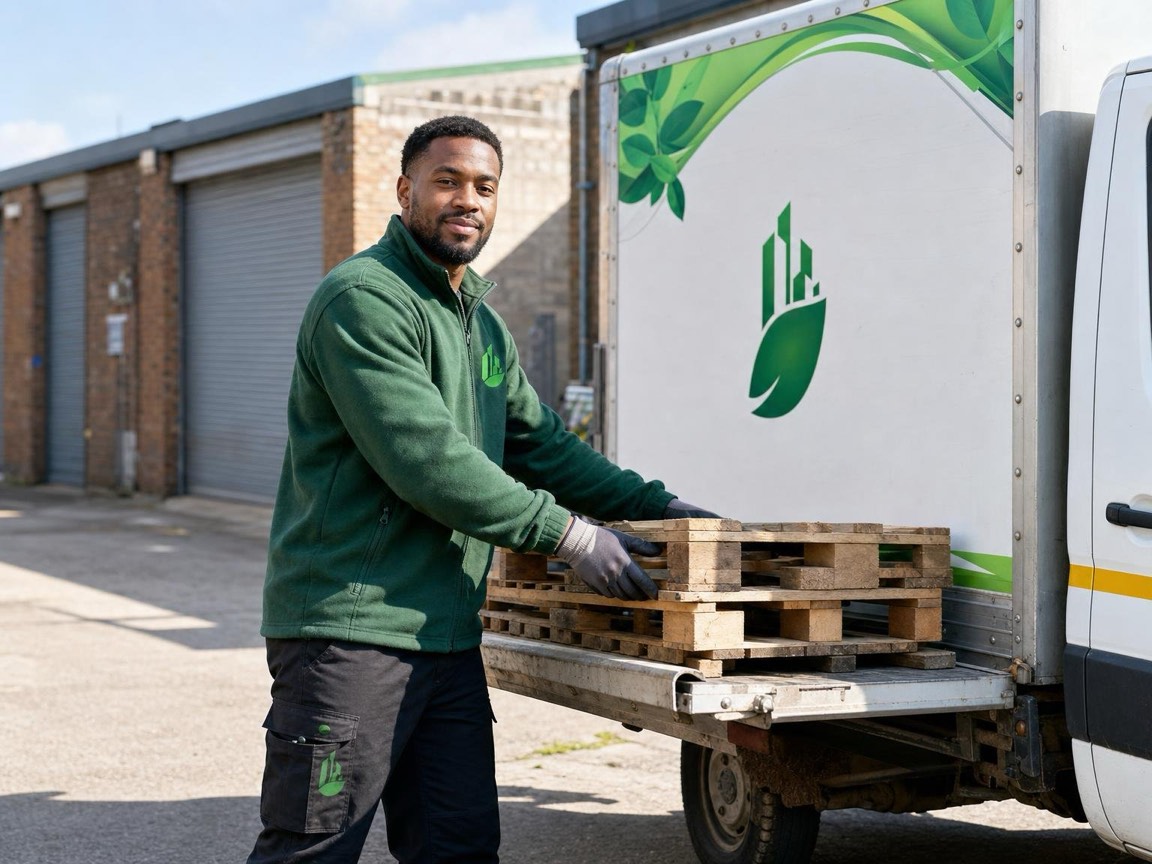 Pallet Collection in London by the Any London Waste crew