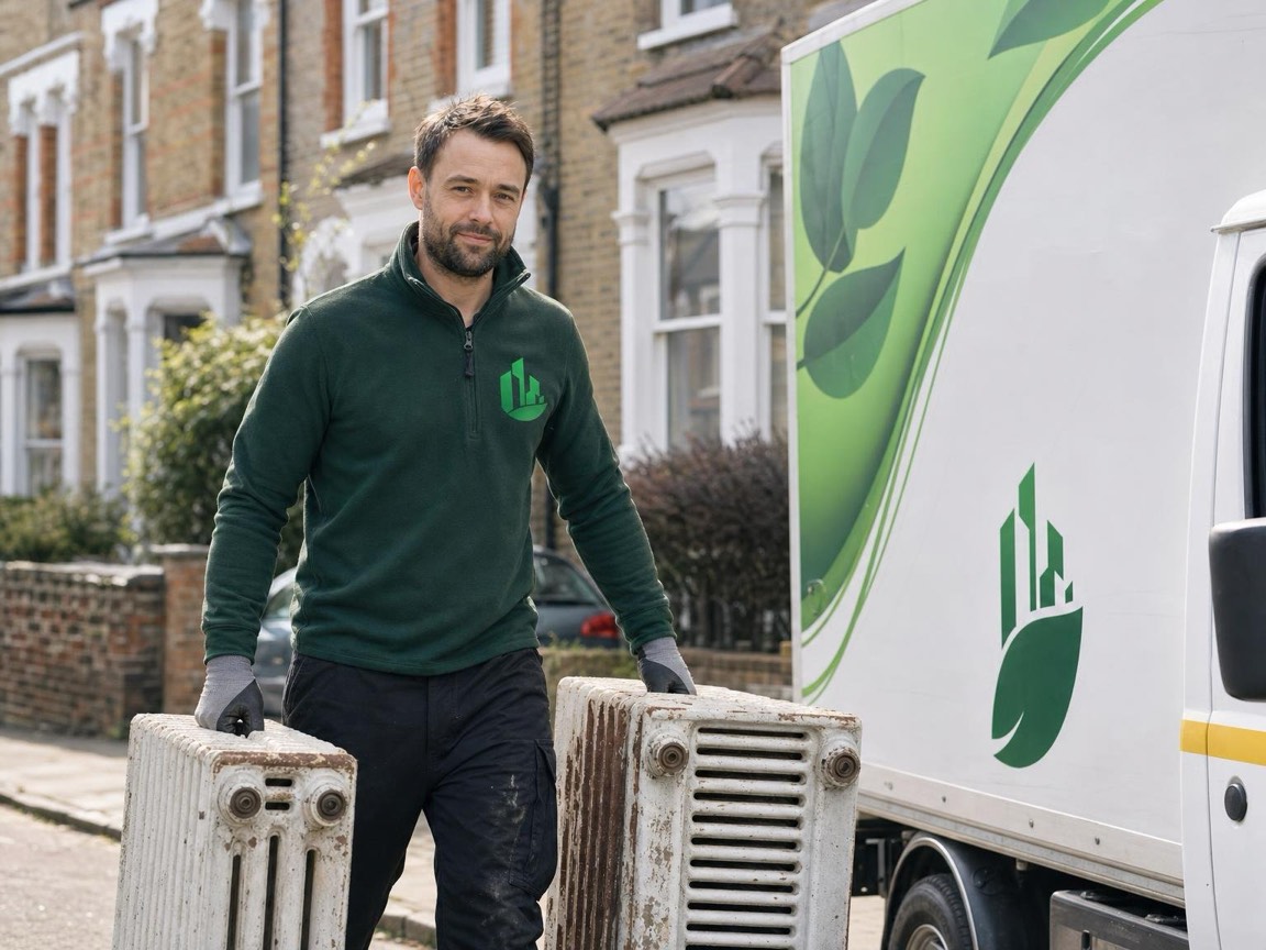 Radiator Disposal in London by the Any London Waste crew