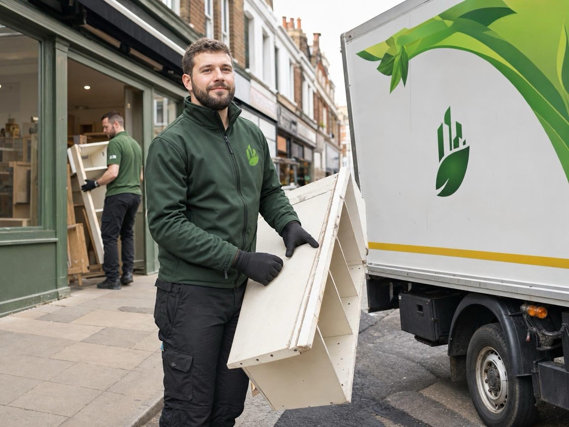 Shop Fitting Removal in London by the Any London Waste crew
