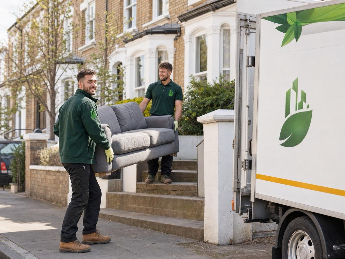 Sofa Removal in London by the Any London Waste crew