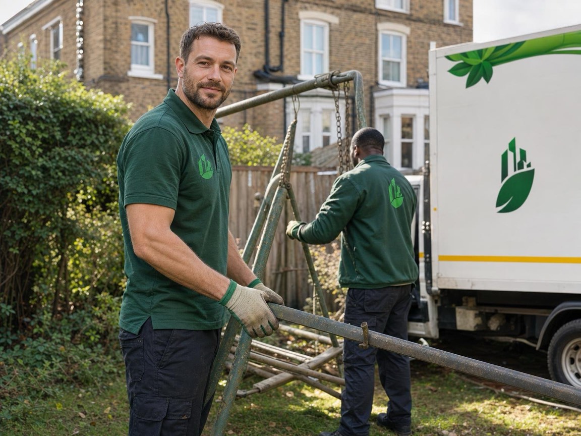 Swing Set Removal in London by the Any London Waste crew