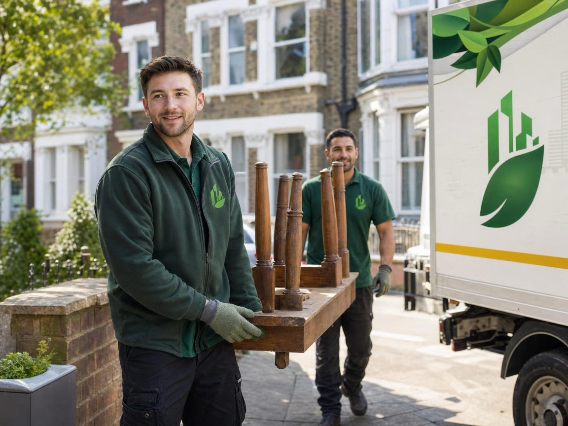 Table Removal in London by the Any London Waste crew