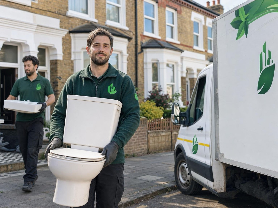 Toilet Disposal in London by the Any London Waste crew
