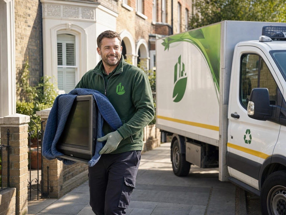 TV Disposal in London by the Any London Waste crew