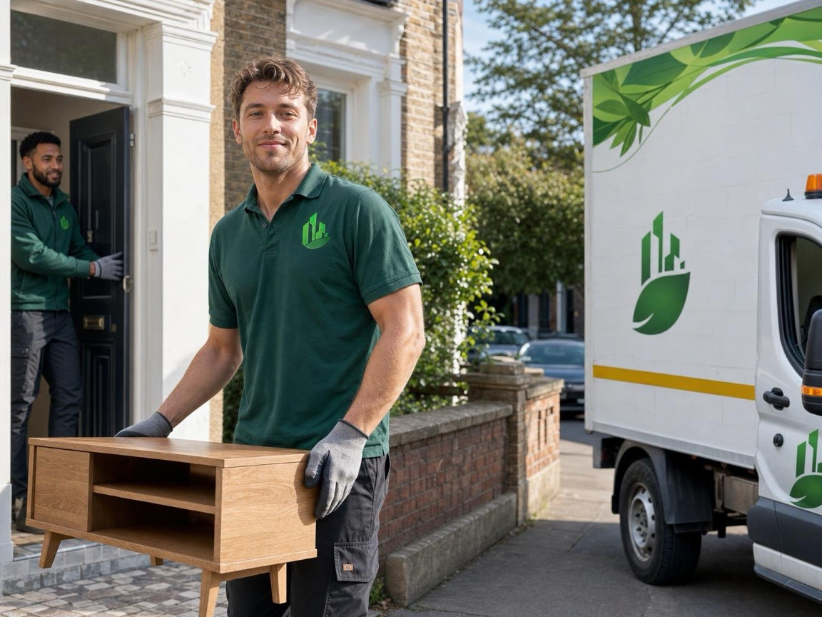 TV Unit Disposal in London by the Any London Waste crew